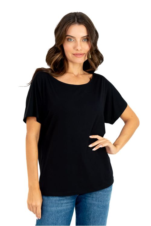 BLUSA BASICA DECOTE U CORAL
